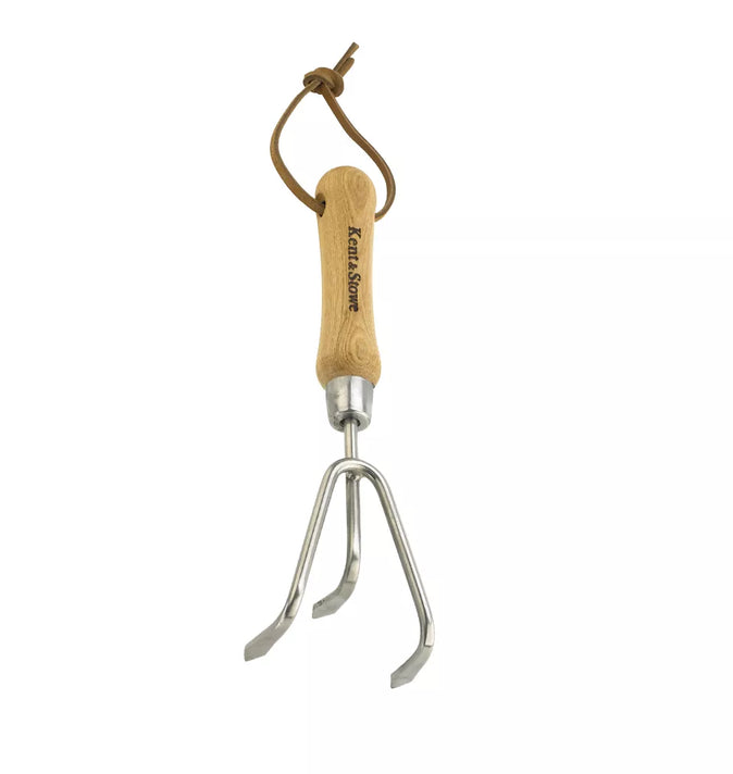 SS Hand 3 Prong Cultivator