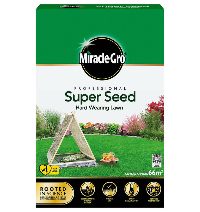 Miracle-Gro Super Seed Hard Wear 66m