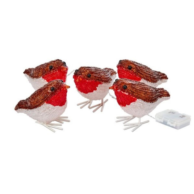 Acrylic Ice Robins 5 pack