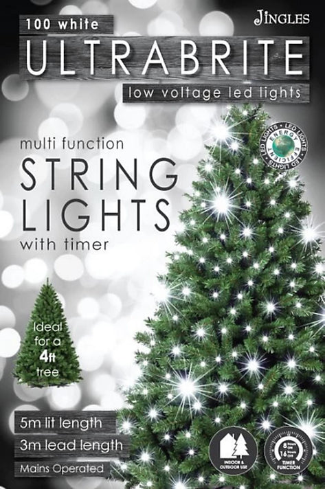 Jingles 100 UltraBrite String Lights Cool White