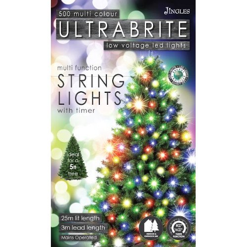 Jingles 500 UltraBrite String Lights Multi-Coloured