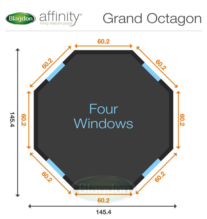 Affinity Grand Octagon Mocha Weave