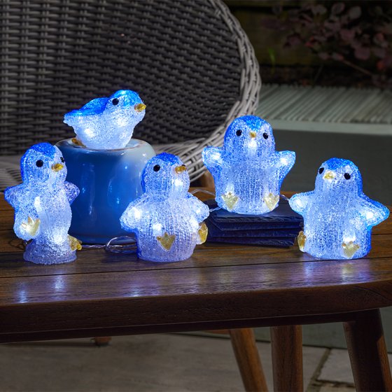 InLit Ice Penguins 5 Pack