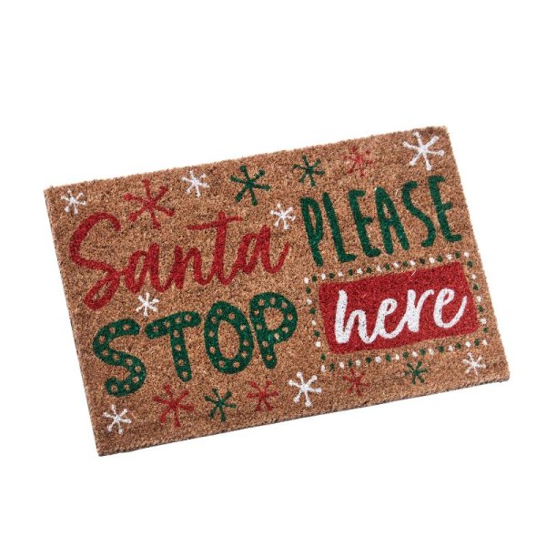 Santa Stop! Decoir Mat 40x60cm