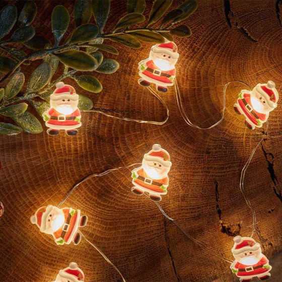 20 Santa String Lights