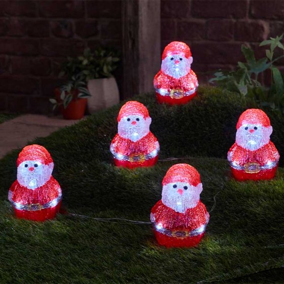 InLit Ice Santas 5 Pack