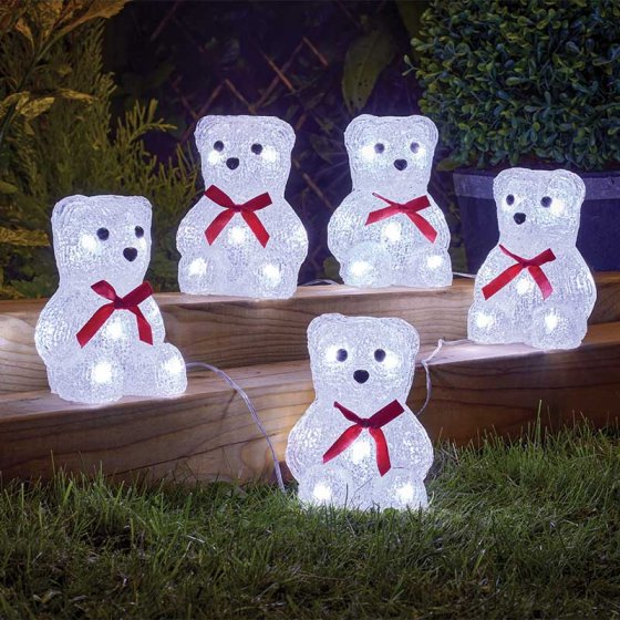 InLit Ice Polar Bears 5 Pack