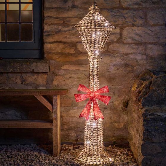 GlitterTwist Lamp Post 120cm Gold