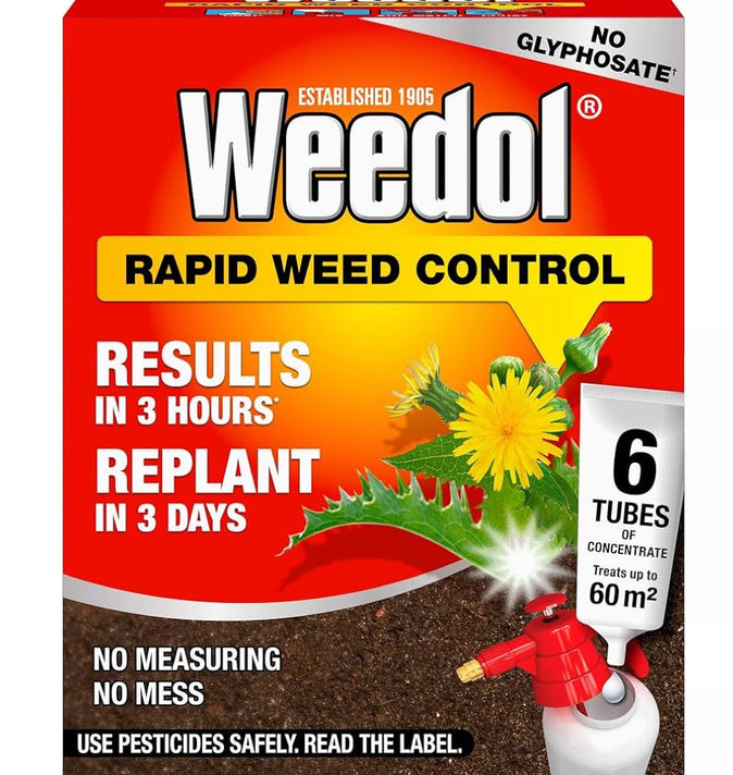 Weedol Rapid 6 Tubes