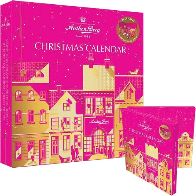 Anthon Berg Assorted Marzipan Christmas Advent Calendar 325g