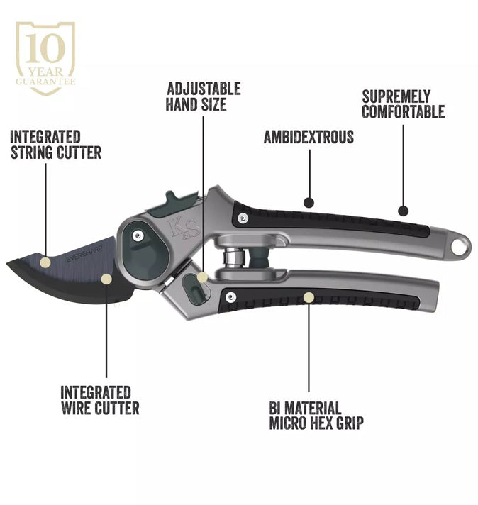 Kent & Stowe Eversharp Bypass Secateurs