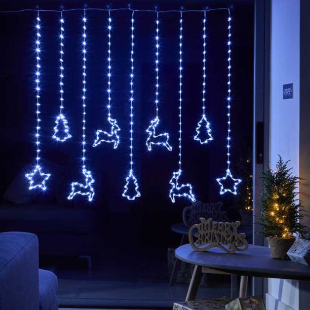 Festive Curtain Light Cool White