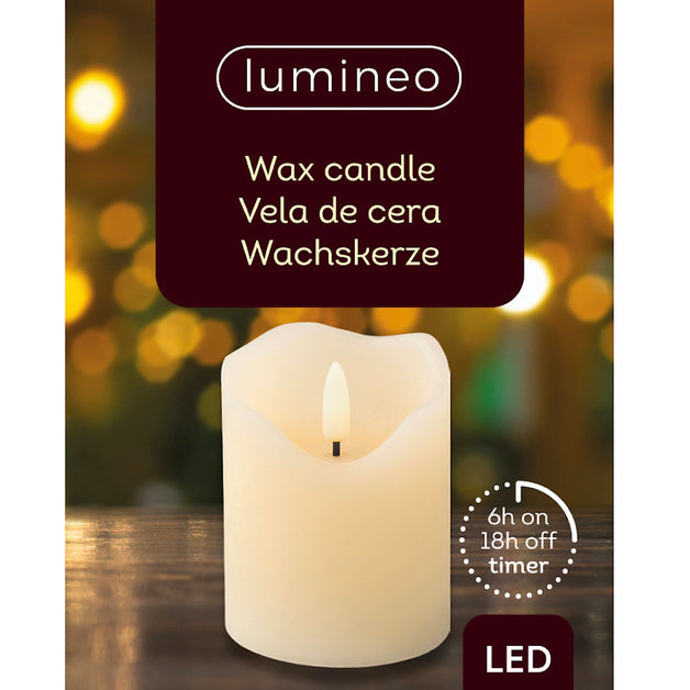 LED Wick Candle 9cm