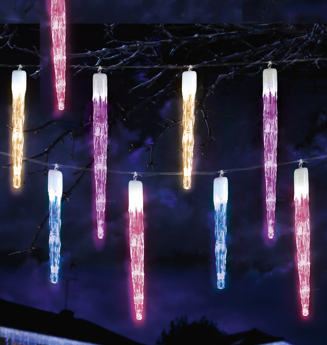 24 Chaser Icicles Rainbow