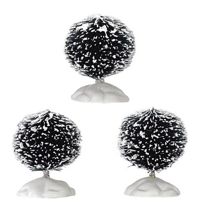 Lemax Round Bristle Tree Mini 3 Pack