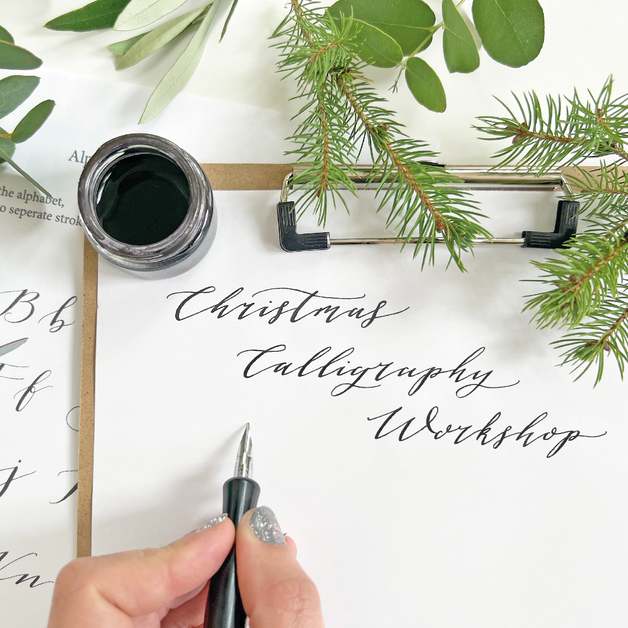 Festive Calligraphy Workshop Lacock