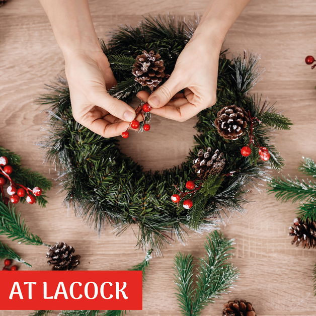 Christmas Wreath Making Workshop at Lacock