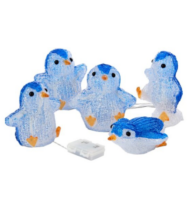 InLit Ice Penguins 5 Pack