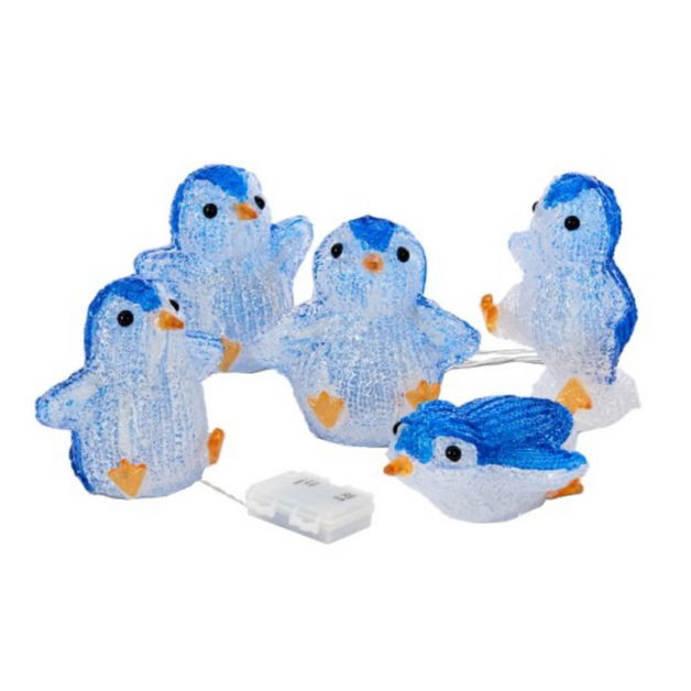 InLit Ice Penguins 5 Pack