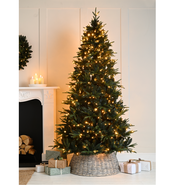 Festive Firefly Tree 210cm Pre-Lit Artificial Christmas Tree