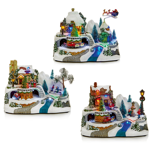 Village Scene 24cm Assorted Designs