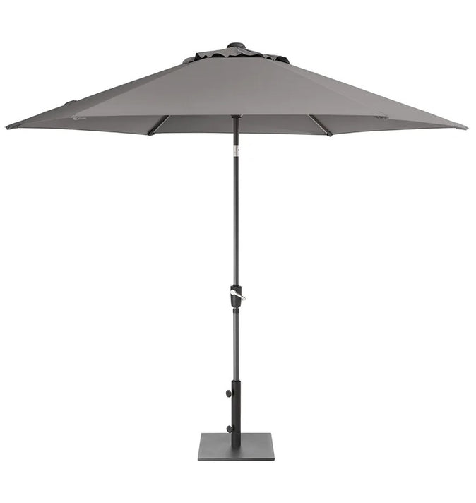 Kettler 3m Wind Up Tilt Parasol - Grey/Taupe