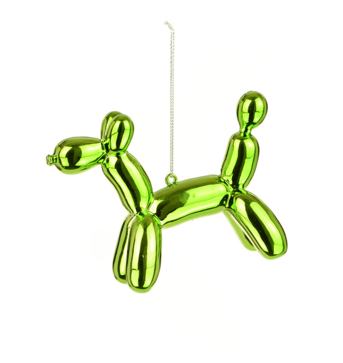 Green Party Balloon Dog 9cm