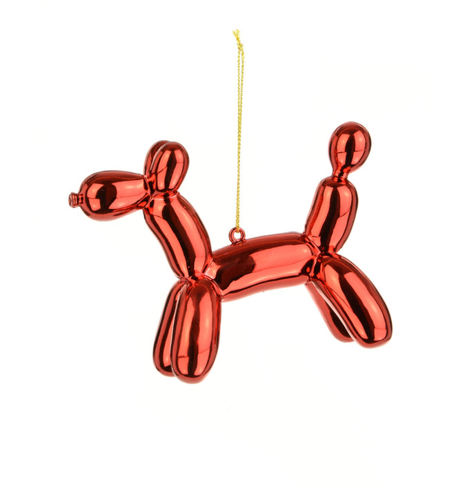 Red Party Balloon Dog 9cm