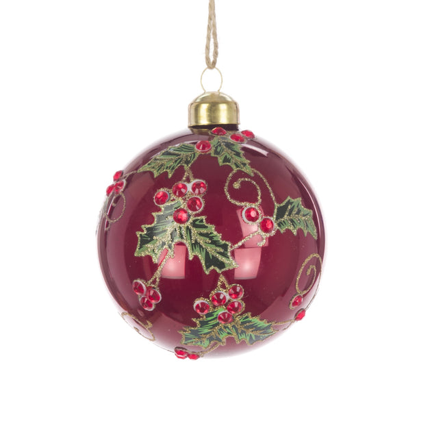 Glass Adora Bauble 8cm