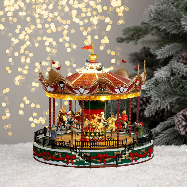 Lemax Santa Carousel