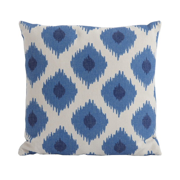 Bramblecrest Blue Lattice Square Scatter Cushion