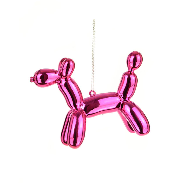 Pink Party Balloon Dog 9cm