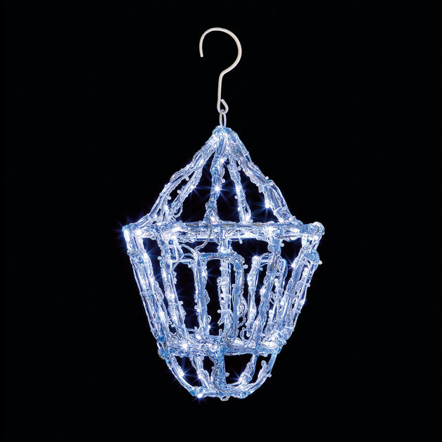 Acrylic Hanging Lantern 39cm