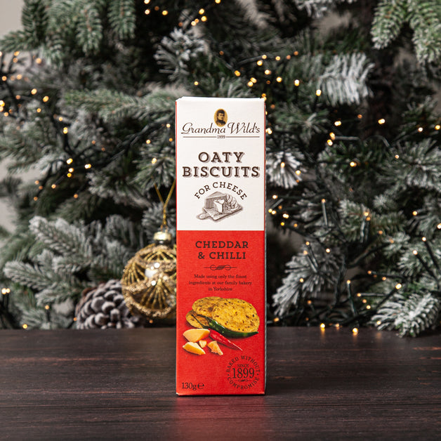 Cheese & Chilli Oaty Biscuits 130g