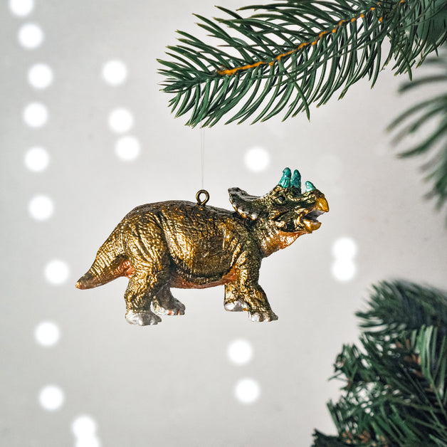 Metallic Resin Dinosaur Decoration