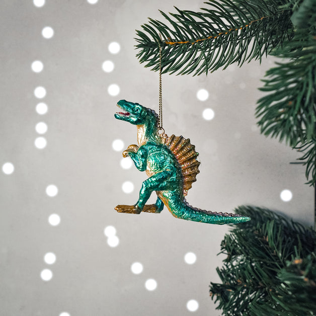 Metallic Resin Dinosaur Decoration