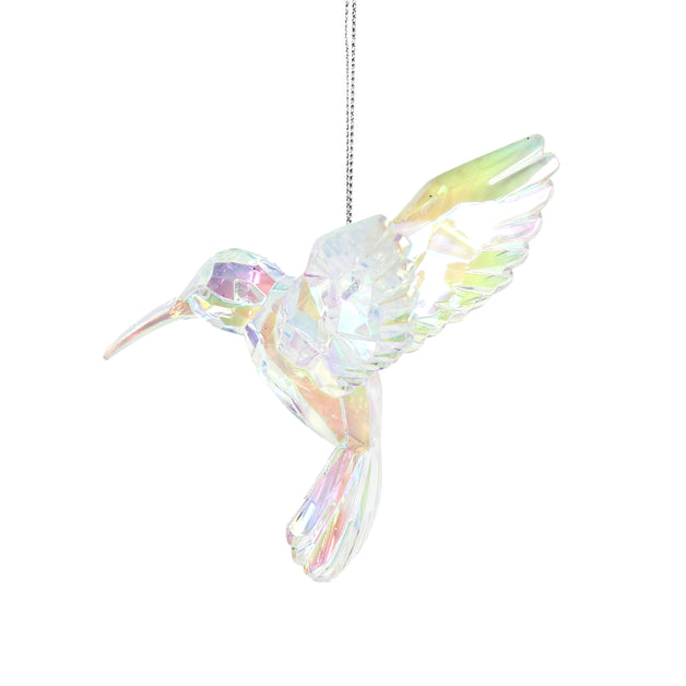 Rainbow Acrylic Hummingbird Decoration