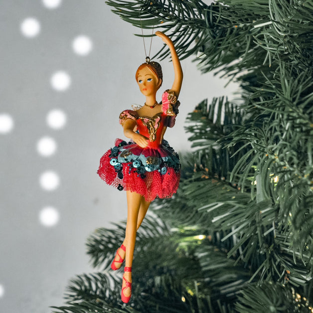 Nutcracker Resin & Fabric Clara Ballerina