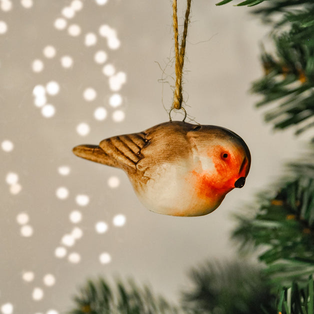 Ceramic Robin Decoration