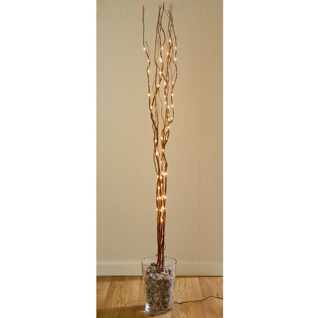 Twig Lights 1.2m Brown