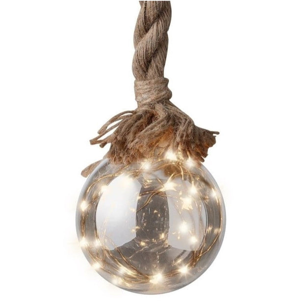 Micro LED Ball On Rope 15cm LED